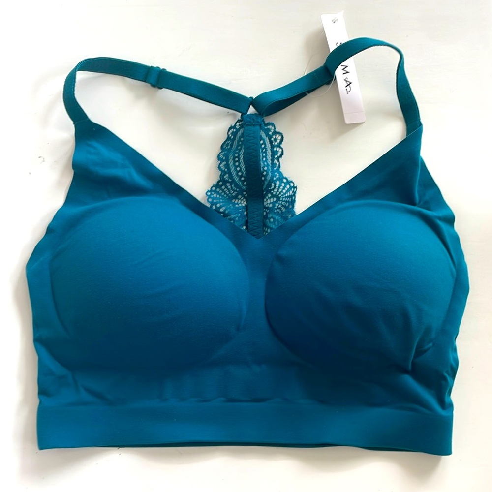 Soma - enbliss lace racerback bra Gulf Side M NWT